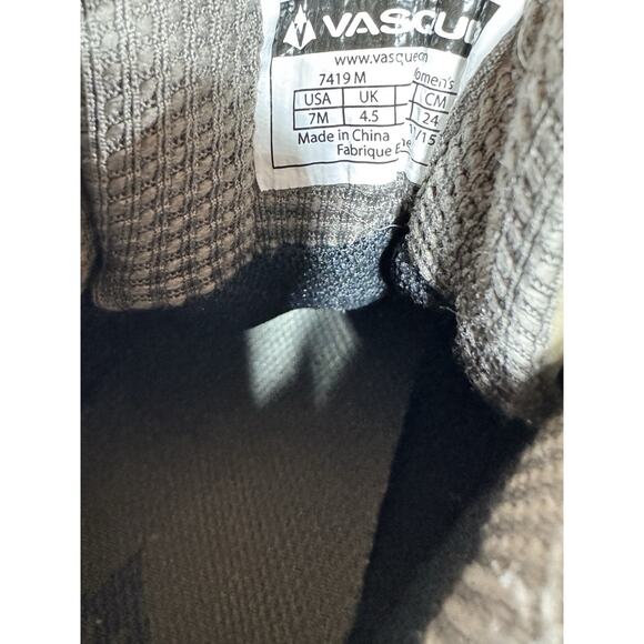 Brown Vasque UltraDry Hiking Boots Women’s 7M Vibram Sole 7419M Trail Ready - Picture 5 of 5